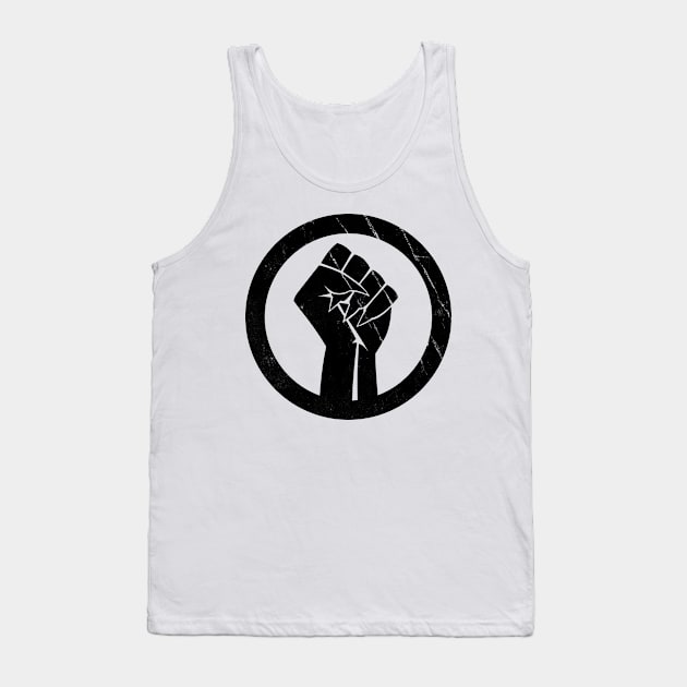 Black Panther Power Tank Top by crocktees